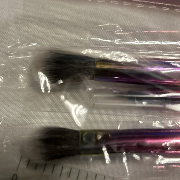 MORPHE 4-Piece Brush Set And Stroke Of Glam Bag 3 Brushes & Iridescent Bag New - Picture 7 of 12